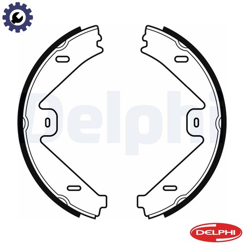 Brake shoe set parking - brake,