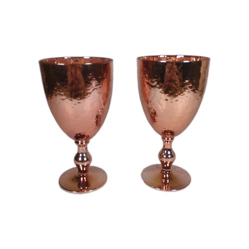 Set copper effect wine - copper,
