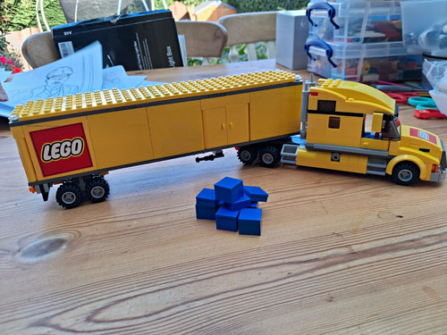 Lego city yellow truck - lego,