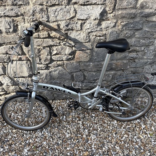 Dawes folding bike silver - bike,