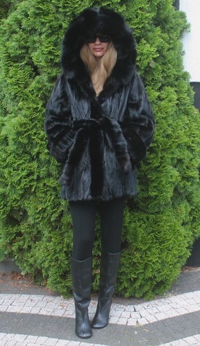 Natural saga mink - mink, coat