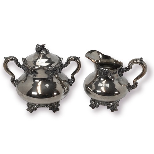Meridian silver plate lidded - silver,