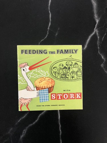 Vintage stork feeding - vintage, the