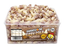 Halal Sweets Fizzy Cola Bottles, Rainbow Pencils, Giant 800g Tubs HMC Certified