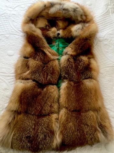 Red fox hooded - hooded, s