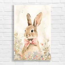 Whimsical Rabbit Canvas Print