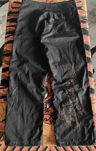 Maharishi black embroidered - black,