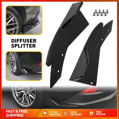 2xrear bumper fin - fin, canard