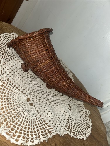 Vintage cornucopia horn - cornucopia,