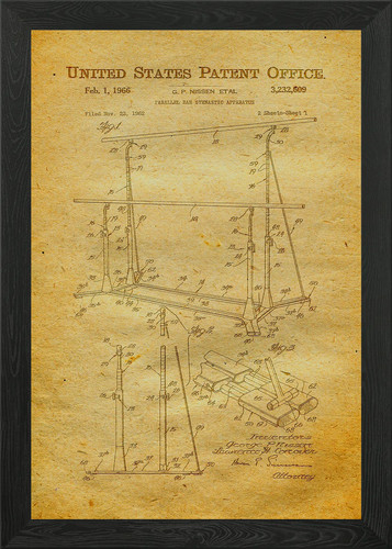 Parallel bar gymnastic - parallel,