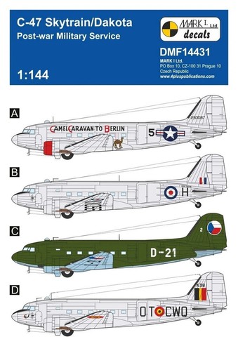 144 decals douglas c - decals:,
