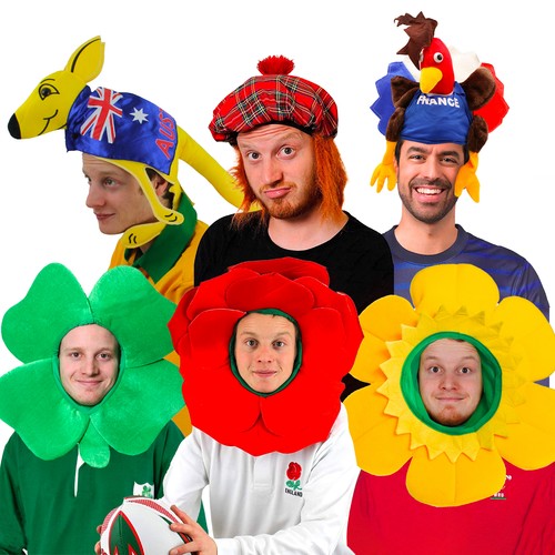 Rugby supporters hat novelty - rugby,