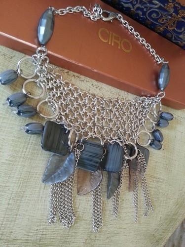 Ciro grey leaf - grey, /