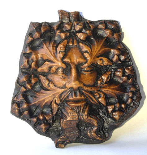 Green man reproduction - man,