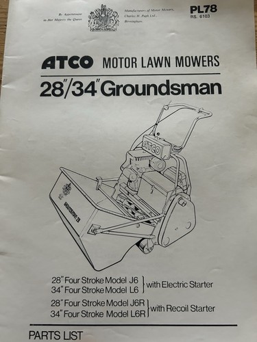 Atco 34 groundsman - /,