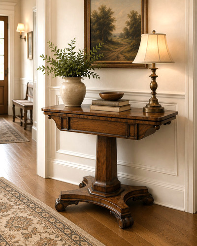 Victorian mahogany turnover - mahogany,