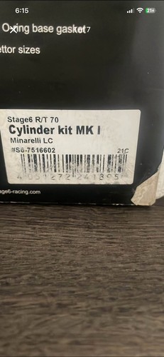 Stage6 70cc cylinder - kit, brand