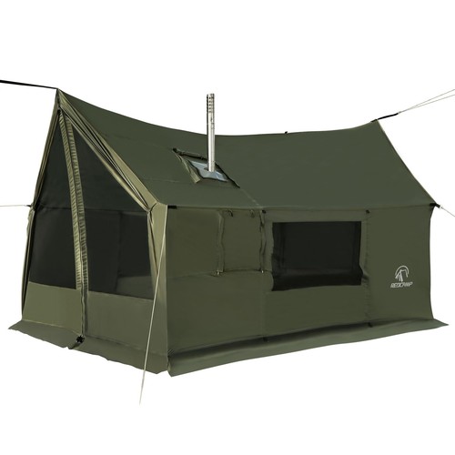 Large hammock tent - hammock, stove
