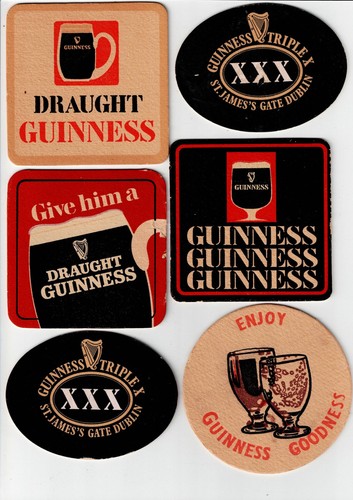 Guinness beer mats choice - guinness,