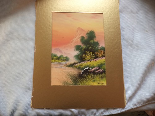 Watercolour signed dupre - watercolour,