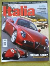AUTO ITALIA  / NOV 2007 / ALFA ROMEO 8C COMPETIZIONE