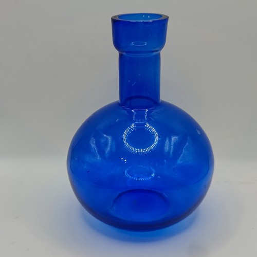 Antique glass bristol blue - glass,
