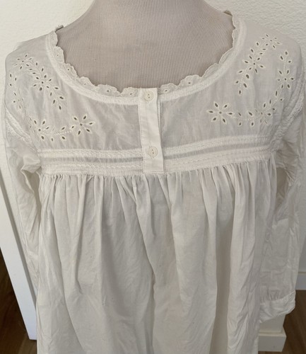 Anthropology white cotton - white,