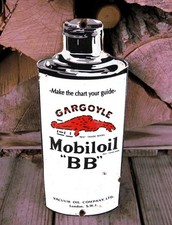 VTG PORCELAIN ENAMEL MOBILOIL