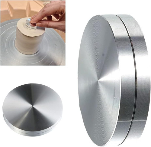 Silver 30mm ceramic clay - silver,