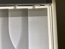 Silent Gliss 3.0M Wide Vertical Blind White metal Headrail version 2602