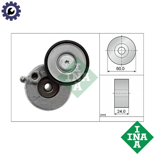 Belt tensioner vribbed - belt,