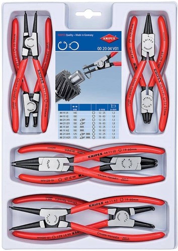 8pc circlip pliers set - 8pc,