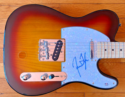James taylor signed telecaster - james,