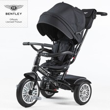 Bentley Trike Piano Black Pushchair Sports Buggy Stroller Tricycle Onyx Black