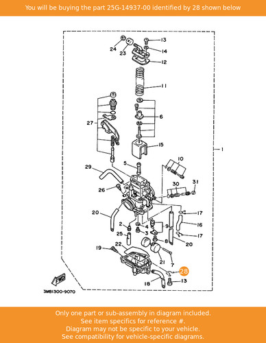 Yamaha clip 25g 14937 oem - yamaha,