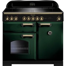 Rangemaster CDL100EIRG/B Classic Deluxe 99cm Electric Range Cooker 5 Burners