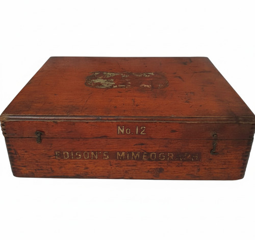 Antique edison mimeograph - mimeograph, no