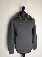 Zara Man Grey Fur Collar