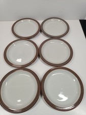 6 Denby Stoneware Greystone