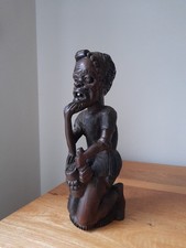Vintage African Tribal Carved