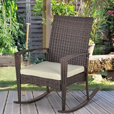 Rattan rocking chair rocker - rocking,