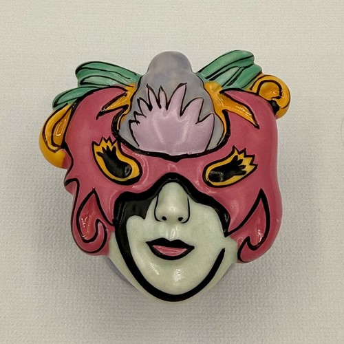 Vintage porcelain masquerade - porcelain,