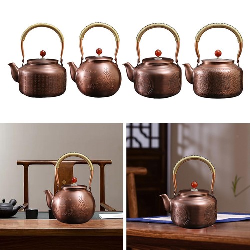 Copper tea pot - tea, retro
