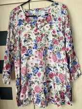 Masai Pink Floral Print 3/4