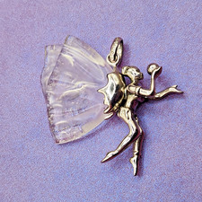 Vintage Lalique Siver Fairy