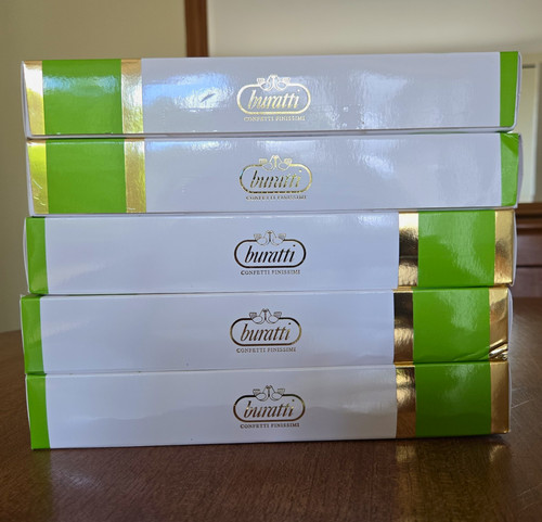 1kg white sugared almonds - white,