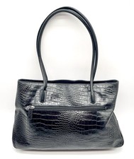 JANE SHILTON Lg Croc-Embossed