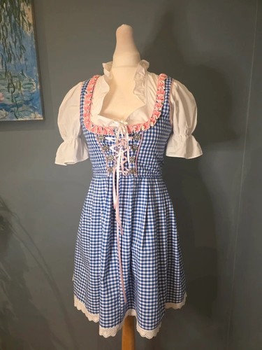 Beautiful gingham dirndl - 💙,