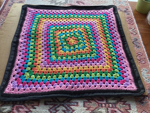 19inch square zip crochet - 19inch,