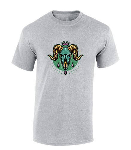 Goat skull mens shirt cool - skull,